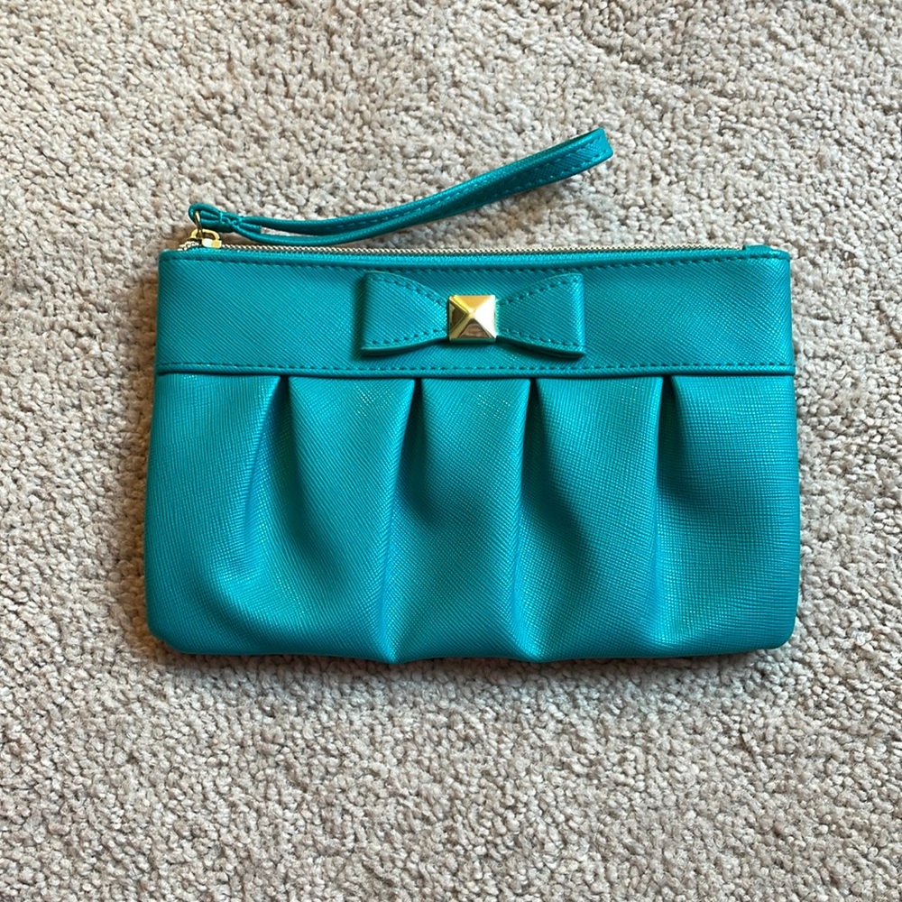 Teal Clutch Apt. 9 NWOT
